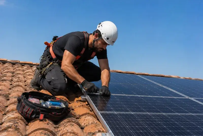 Maintenance et monitoring de panneaux solaires à Châteaubriant